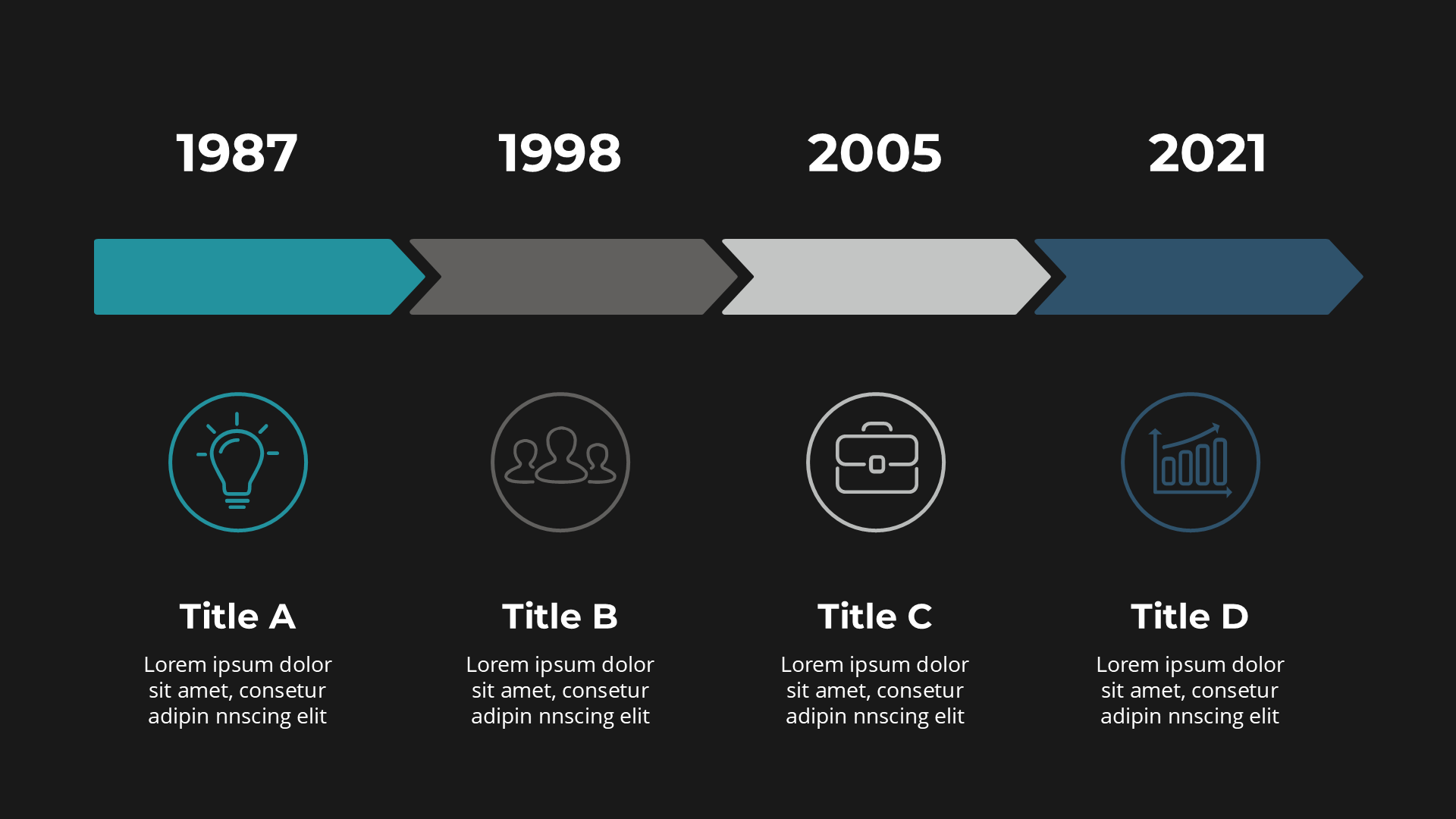 Business Dark slide 1